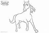 Spirit Riding Coloring Pages Clipart Printable Color Kids sketch template