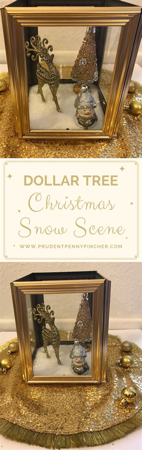 dollar tree christmas decor diy idea prudent penny pincher
