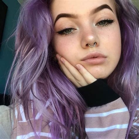 purple or gray 💖 pics by t ygs 💘 hair color pastel purple hair