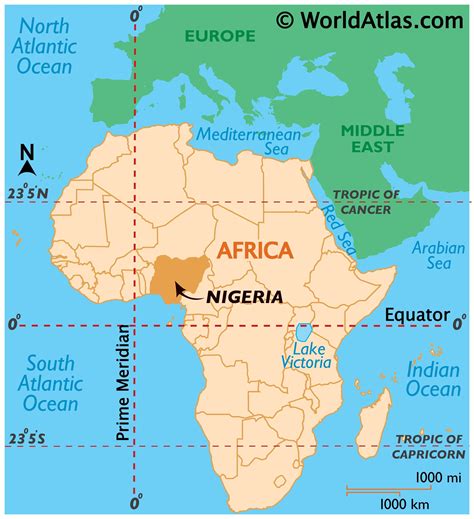 nigeria maps facts world atlas
