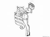 Girl Tattoo Outline Sailor Drawing Tattoos Zombie Designs Drawings Stencil Pinup Navy Girls Tattooed Getdrawings Classic Wallpaper sketch template
