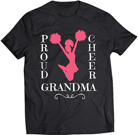 Proud Cheer Grandma Grandmother Cheerleading Ts Shirt For Men Women