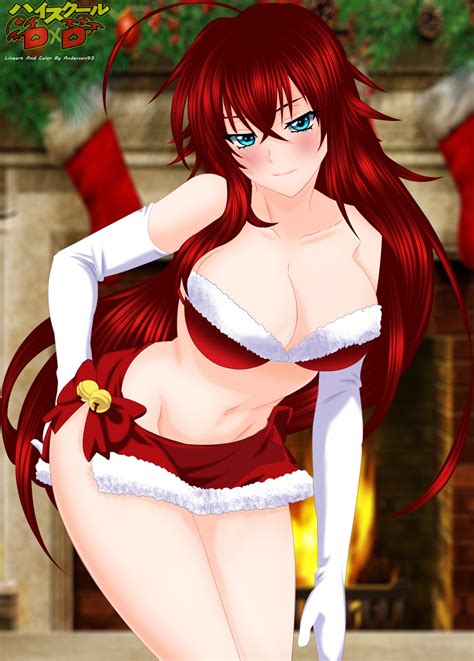 high school dxd rias gremory merry christmas by