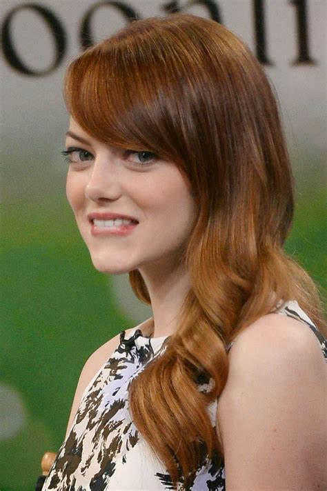 emma stone in her naughty self sexy face good morning america in new york city july 2014