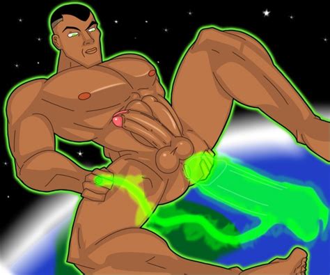 John Stewart Power Ring Masturbation Gay Superhero Sex