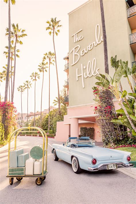 Popular Photographer Captures Retro Glamour At The Beverly Hills Hotel