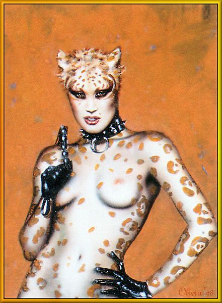 Sexy Cat Girl Olivia De Berardinis Pinup Art Luscious