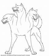 Cerberus Coloring Drawings Dog Greek Mythology Line Lineart Creatures Bing Drawing Mythical Pages Creature Mythological Deviantart Designlooter Animal 38kb 2700px sketch template