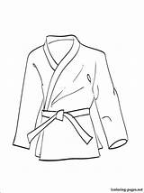 Kimono Designlooter Kleurplaten Gratis Bord sketch template