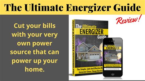 ultimate energizer guide review   youtube