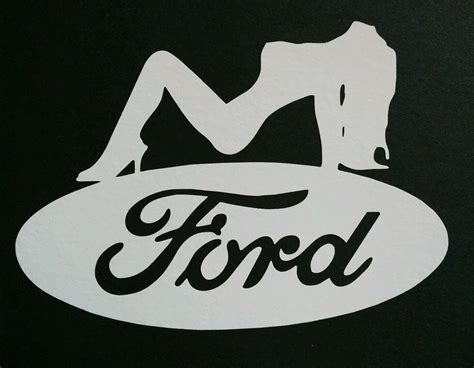 ford girl silhouette window bumper sticker vinyl decal 2 99 ford