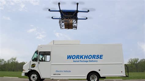 workhorse groups horsefly drones expected  assist   mile deliveries  christmas