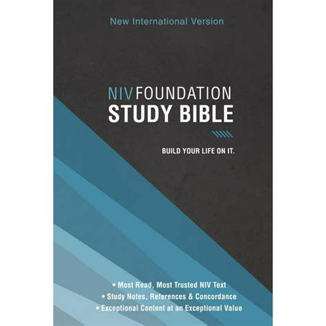 foundation study bible niv hardcover walmartcom walmartcom