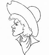 Coloring Cowboy Hat Clipart Library Line sketch template