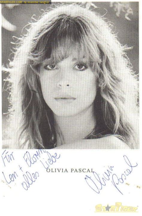 Olivia Pascal Autograph Collection Entry At Startiger