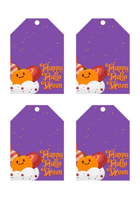 halloween printable gift tags     printablee