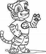 Coloring Tiger Cartoon Lsu Pages Drawing Cute Getdrawings Cub Creative Albanysinsanity sketch template