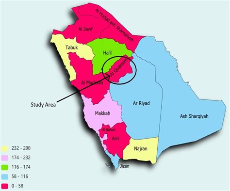 al qassim region saudi arabia  scientific diagram