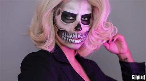 marvelous skull transformation makeup tutorial link