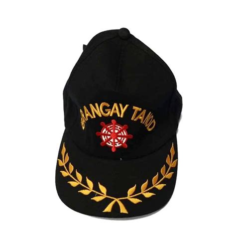 barangay tanod cap embroidered logo adjustable size shopee philippines