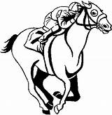 Derby Jockey Clipartmag Clipground sketch template