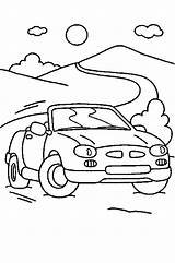 Coloring Pages Car Kids Transportation Labels sketch template