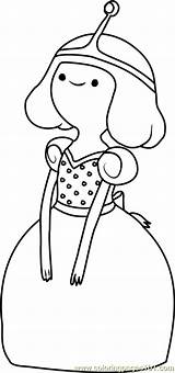 Coloring Princess Bubblegum Adventure Time Pages Gum Bubble Color Print Coloringpages101 Cartoon Kids Getcolorings Online Printable sketch template