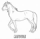 Reggie Paard sketch template