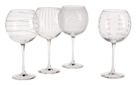 Mikasa Sw910 400 Wine Glasses 4 Pc Clear