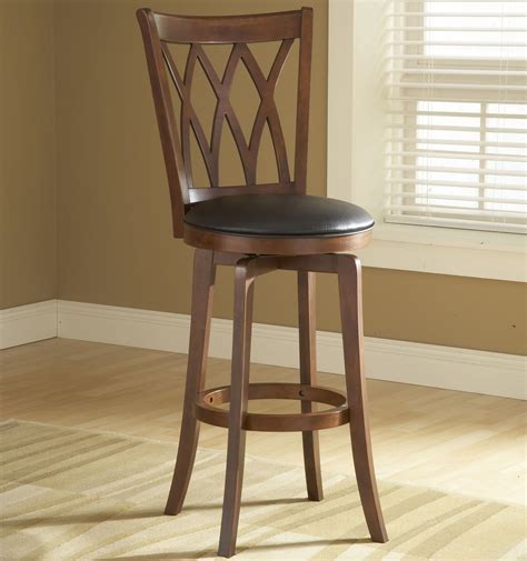 wood stools  counter height mansfield swivel stool  hillsdale wolf furniture