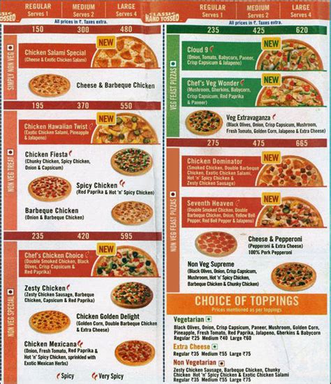 dominos pizza dlf cyber city gurgaon delhi ncr restaurants menu  reviews eazydiner