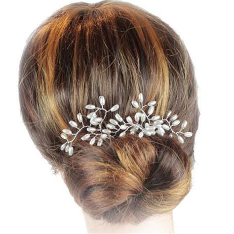 Bridal Wedding Hair Pins For Women Pins Pearl Hair Ornaments Decoration
