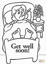 Soon Well Coloring Pages Printable Better Clipart Cards Kids Feel Color Grandpa Clip Sick Print Getcolorings Popular Coloringhome Comments Library sketch template