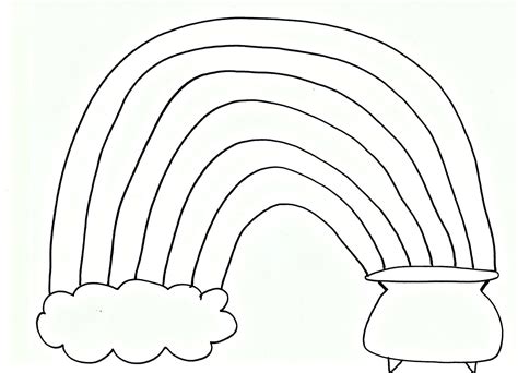 rainbow coloring page printables