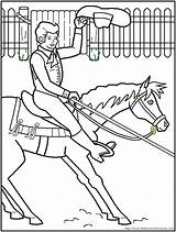 Coloring Pages Racing Horse Rodeo Barrel Printable Clip Pooh Winnie Popular Library Coloringhome sketch template