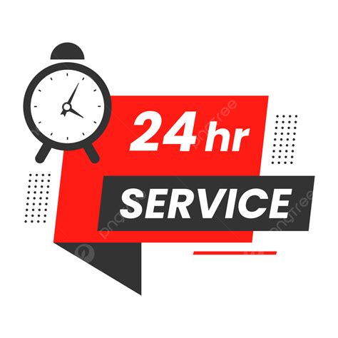 hour service sticker design twenty  hours  hr service