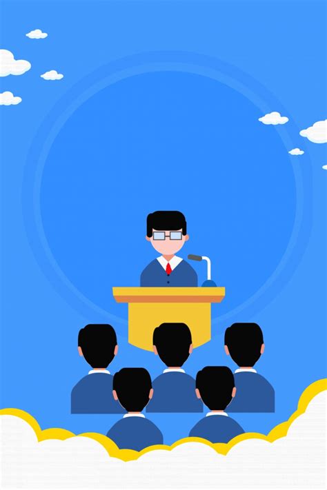 science lecture poster design background template  science
