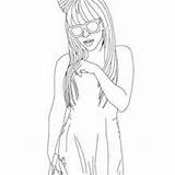 Gaga Lady Coloring Pages Eccentric Hellokids Gloves sketch template