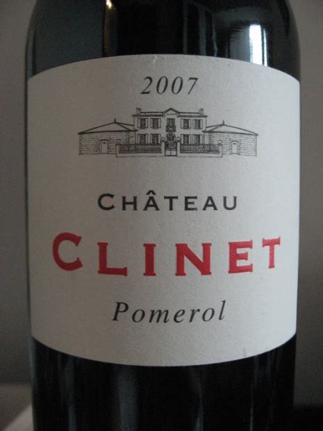 2007 Château Clinet France Bordeaux Libournais Pomerol Cellartracker