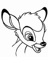 Bambi Kopf Gesicht Ausmalbild Hungry Coloriages Faline Print sketch template