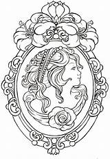 Tattoo Designs Drawing Cameo Drawings Skull Metacharis Deviantart Paper Tattoos Coloring Sugar Pages Cool Clipart Woman Collection Easy Getdrawings School sketch template