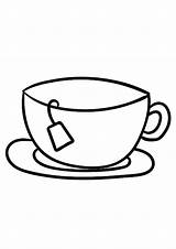 Coloring Teacup Indiaparenting sketch template
