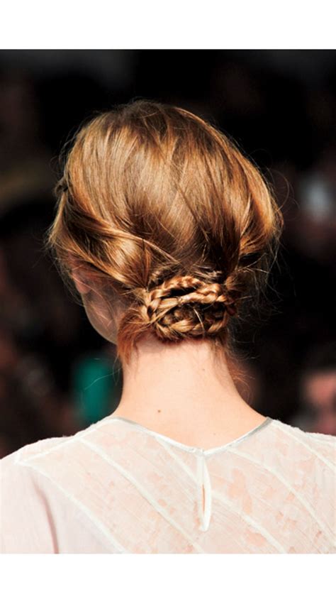 Spring Updo Ideas Best Topknots Braids Buns And Twists Glamour