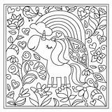 Einhorn Zahlen Malvorlage Coloring Erwachsene Ausmalen Mandalas sketch template
