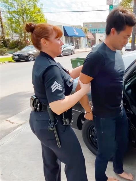 Pin By Female Cop World On Handcuffed And Escorted Female Police