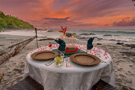 Romantic Beach Dinner In Costa Rica Costa Rica Beach Resort