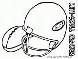 Football Helmets Coloringhome sketch template