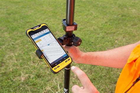 trimble access       rugged android mobile device geo week news lidar