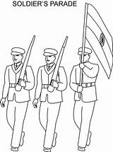 Coloring Armed Forces Pages Parade Army Printable Soldiers Choose Board Color Getcolorings Getdrawings Popular sketch template