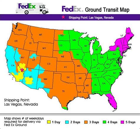 transit time  federal express ground canvas art